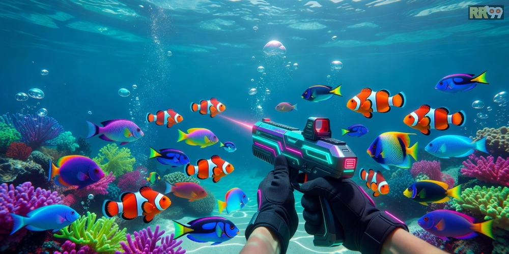 Khám phá thế giới đại dương sống động trong game bắn cá online rr99 với đồ họa 3D chân thực