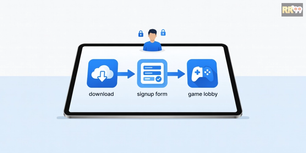Quy trình đăng ký và tải game bài RR99 đơn giản từ A đến Z
